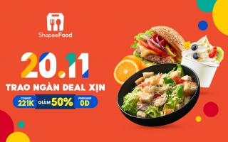 Tự tin đặt món với loạt deal xịn từ ShopeeFood nhân ngày Nhà giáo Việt Nam